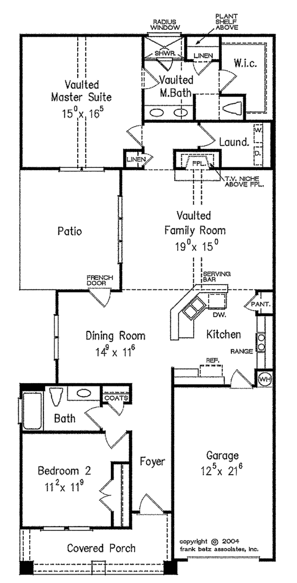House Plan Design - Craftsman Floor Plan - Main Floor Plan #927-303