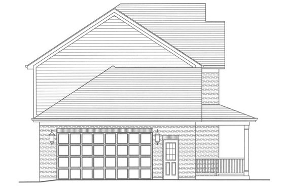 Exterior - Other Elevation for Traditional House Plan #46-800 - 4 bed, 2.5 bath
