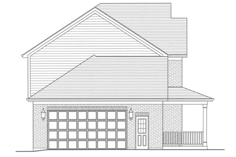 Dream House Plan - Exterior - Other Elevation for Traditional House Plan #46-800 - 4 bed, 2.5 bath