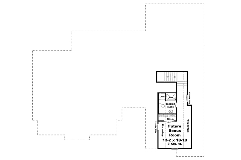 Dream House Plan - Floor Plan - Other Floor for Traditional House Plan #21-291 - 3 bed, 2.5 bath