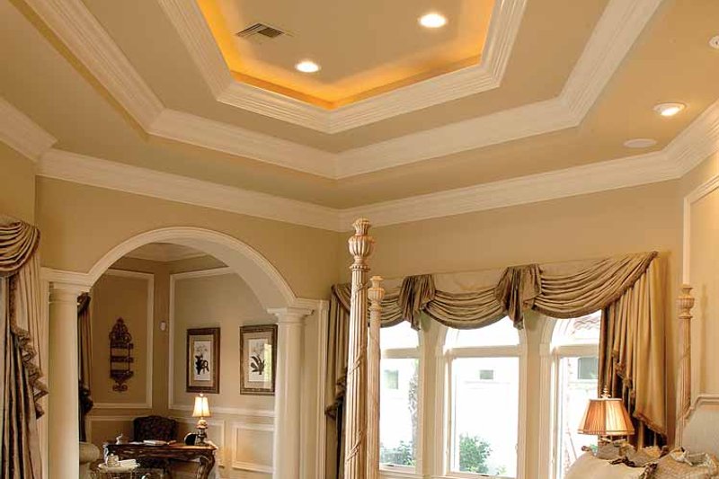 Architectural House Design - Interior - Master Bedroom for Mediterranean House Plan #1017-1 - 5 bed, 5.5 bath