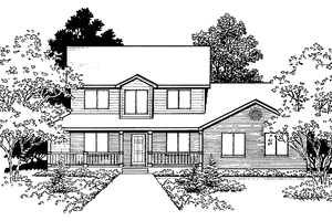 Dream House Plan - Country Exterior - Front Elevation Plan #308-252