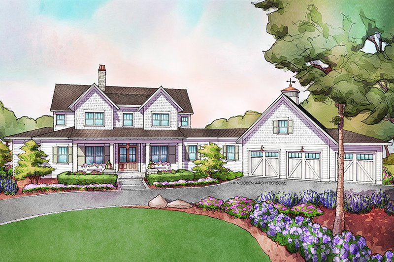 Home Plan - Exterior - Front Elevation 5 for Farmhouse House Plan #928-309 - 3 bed, 3.5 bath