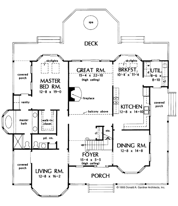 Dream House Plan - Victorian Floor Plan - Main Floor Plan #929-173