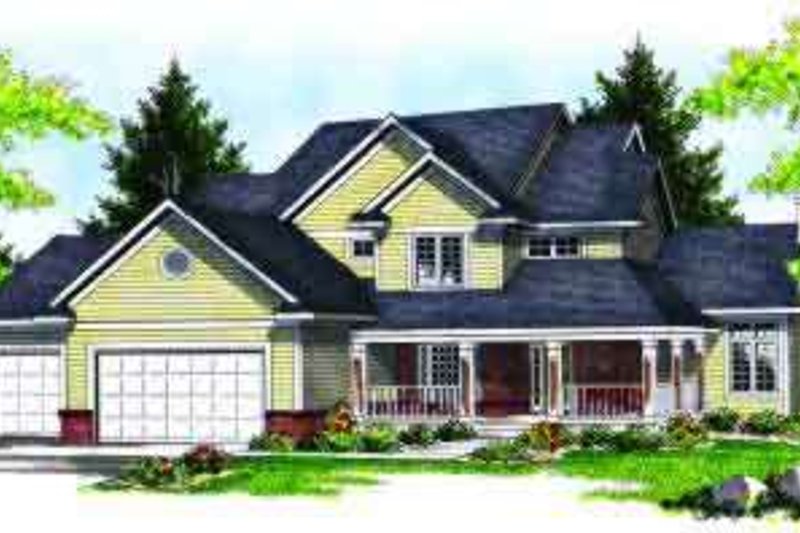 House Blueprint - Traditional Photo Plan #70-624