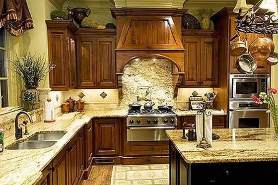 Interior - Kitchen 1 for Traditional House Plan #54-538 - 3 bed, 4.5 bath