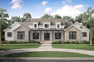 Exterior - Front Elevation 3 for Traditional House Plan #430-306 - 4 bed, 3.5 bath