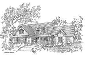 Classical Exterior - Front Elevation Plan #929-417