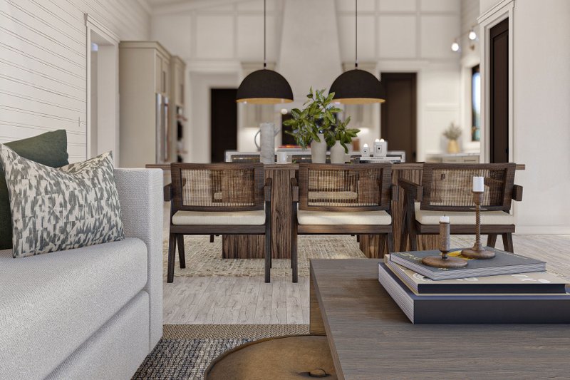 House Design - Interior - Family Room 1 for Barndominium House Plan #455-252 - 2 bed, 2 bath
