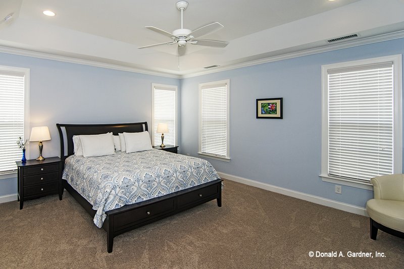 Architectural House Design - Interior - Master Bedroom for European House Plan #929-3 - 4 bed, 3 bath