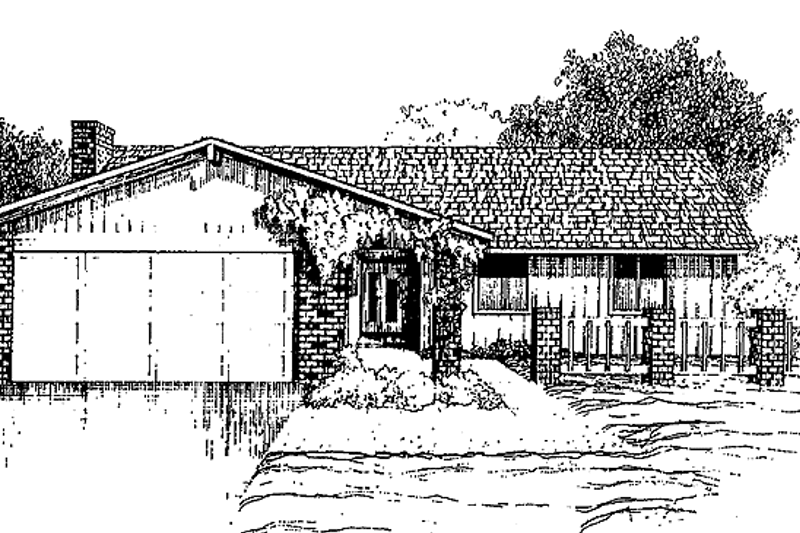 House Plan Design - Country Exterior - Front Elevation Plan #60-876