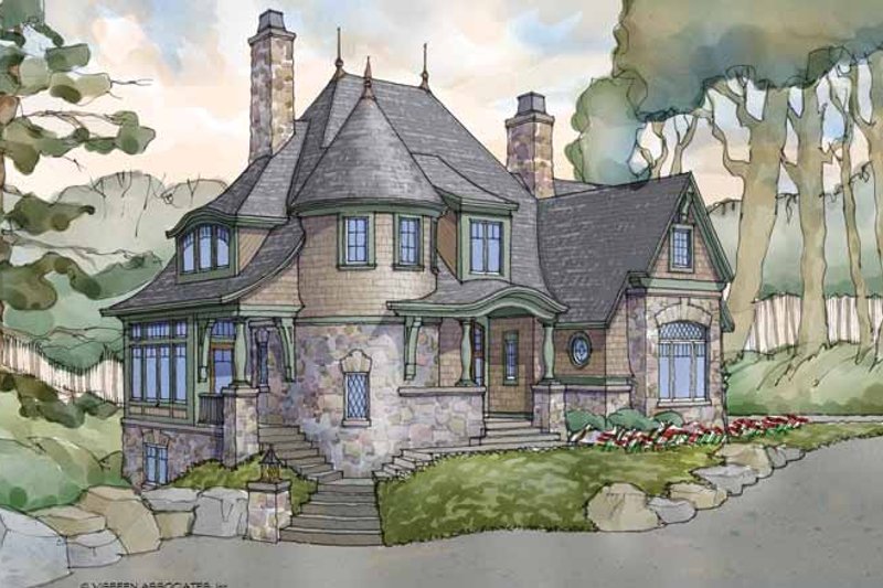 Home Plan - Exterior - Front Elevation 4 for Craftsman House Plan #928-244 - 3 bed, 2.5 bath