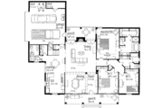 Southern Style House Plan - 3 Beds 2.5 Baths 2107 Sq/Ft Plan #36-193 