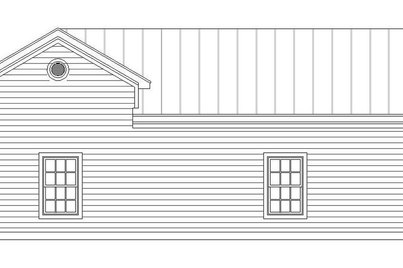 Dream House Plan - Exterior - Rear Elevation for Country House Plan #932-141, 0 bath