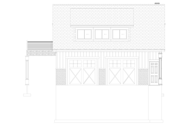 Architectural House Design - Exterior - Front Elevation 6 for Traditional House Plan #1060-76 - 1 bed, 2.5 bath