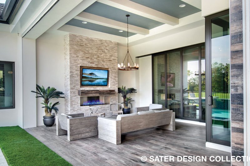 Architectural House Design - Exterior - Outdoor Living 2 for Contemporary House Plan #930-477 - 4 bed, 5 bath