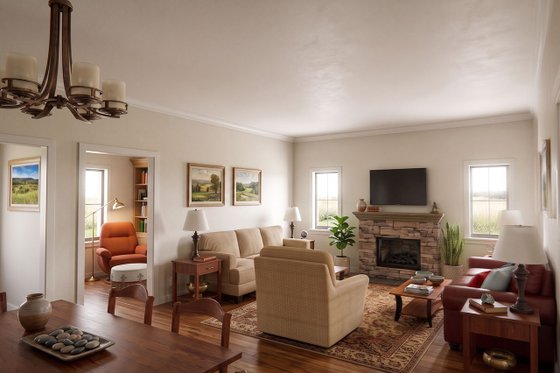 Interior - Other for Ranch House Plan #1099-19 - 3 bed, 2.5 bath