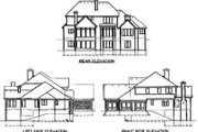 Traditional Style House Plan - 4 Beds 3.5 Baths 3502 Sq/Ft Plan #67-447 