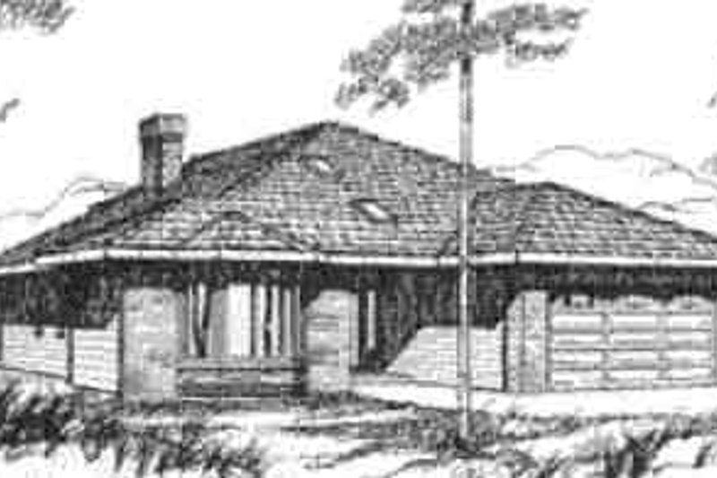 Home Plan - Traditional Exterior - Front Elevation Plan #117-217