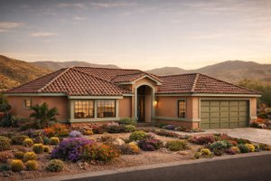 Mediterranean Exterior - Front Elevation Plan #124-232