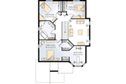European Style House Plan - 3 Beds 2 Baths 1751 Sq/Ft Plan #23-2014 