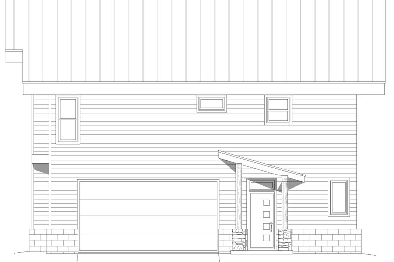 Home Plan - Exterior - Other Elevation 3 for Southern House Plan #932-886 - 3 bed, 3 bath