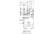 European Style House Plan - 3 Beds 2 Baths 2437 Sq/Ft Plan #11-114 