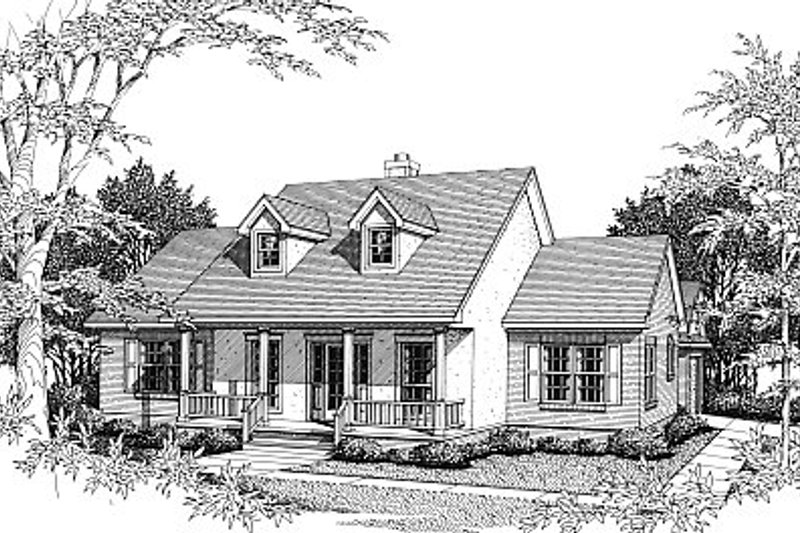 House Plan Design - European Exterior - Front Elevation Plan #14-124