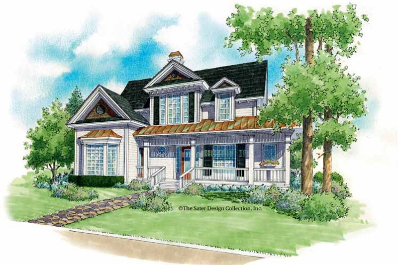 Dream House Plan - Victorian Exterior - Front Elevation Plan #930-179