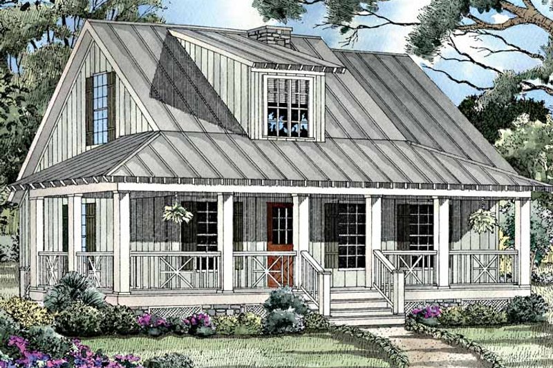 House Blueprint - Exterior - Front Elevation 5 for Craftsman House Plan #17-3154 - 3 bed, 2 bath