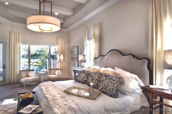 Interior - Master Bedroom 1 for Mediterranean House Plan #930-444 - 3 bed, 3.5 bath