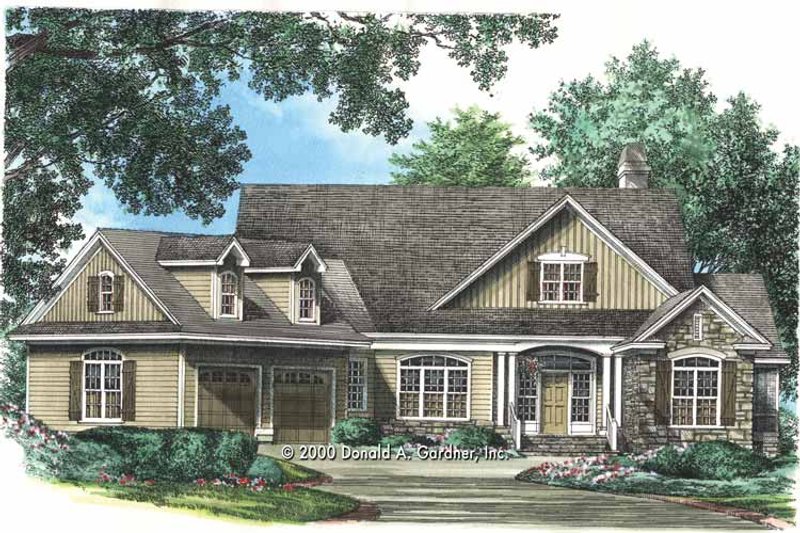 Craftsman Style House Plan - 4 Beds 3 Baths 3301 Sq/Ft Plan #929-754 ...