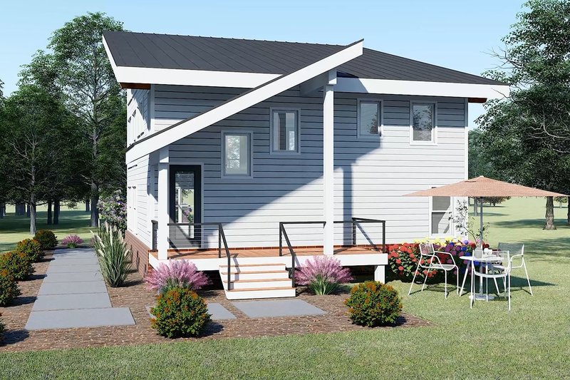 Home Plan - Exterior - Other Elevation 5 for Contemporary House Plan #932-1136 - 2 bed, 2 bath