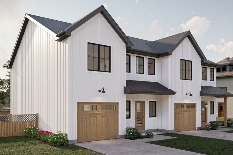 House Blueprint - Exterior - Other Elevation for Modern House Plan #455-654 - 3 bed, 2.5 bath