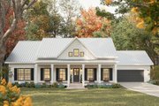 Farmhouse Style House Plan - 3 Beds 2 Baths 1615 Sq/Ft Plan #44-279 