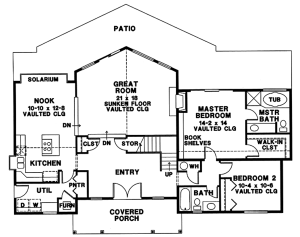 Dream House Plan - Country Floor Plan - Main Floor Plan #966-31
