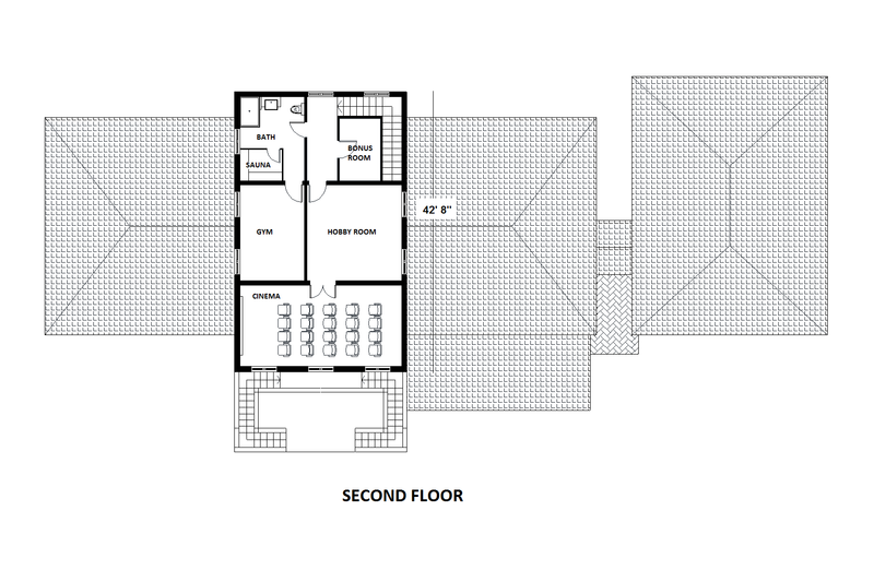 Dream House Plan - Floor Plan - Other Floor for European House Plan #542-9 - 5 bed, 7.5 bath