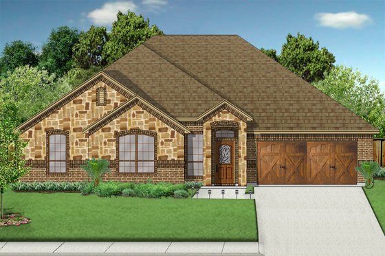 Exterior - Front Elevation for Traditional House Plan #84-626 - 4 bed, 2 bath