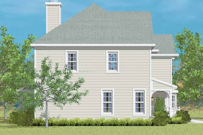 Dream House Plan - Exterior - Other Elevation 3 for Country House Plan #72-1092 - 4 bed, 2.5 bath