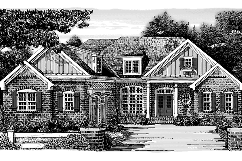 House Blueprint - Exterior - Front Elevation 3 for Country House Plan #927-879 - 3 bed, 2.5 bath