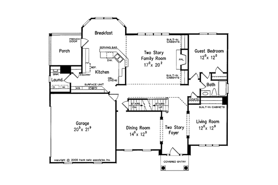 Floor Plan - Main Floor for Classical House Plan #927-771 - 5 bed, 4 bath
