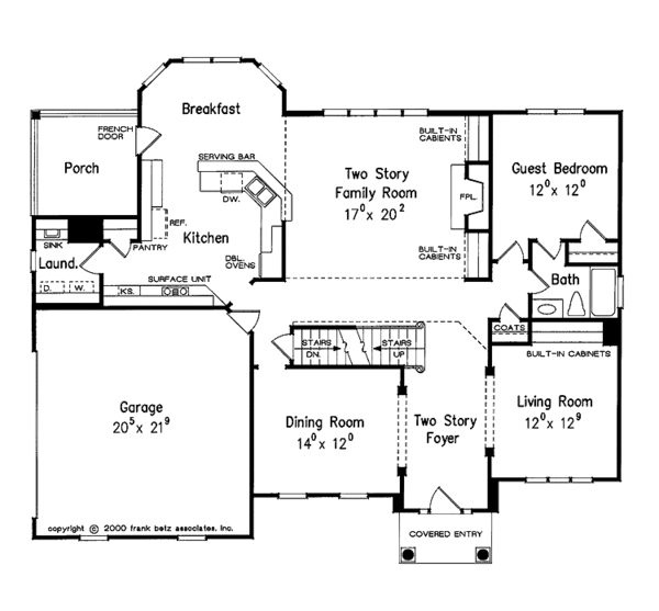 Classical Floor Plan - Main Floor Plan #927-771