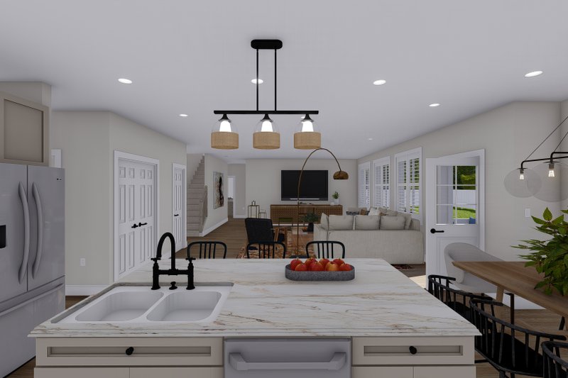 Architectural House Design - Interior - Kitchen 1 for Traditional House Plan #1060-143 - 3 bed, 2.5 bath