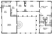 Mediterranean Style House Plan - 2 Beds 2 Baths 2099 Sq/Ft Plan #60-866 