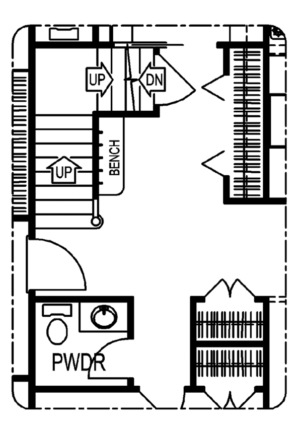 Architectural House Design - Cottage Floor Plan - Other Floor Plan #11-279