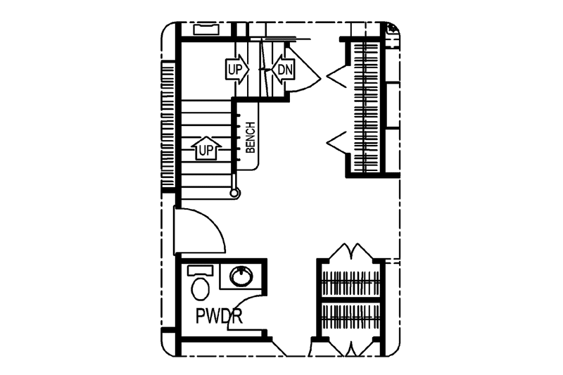Home Plan - Floor Plan - Other Floor for Cottage House Plan #11-279 - 4 bed, 3.5 bath