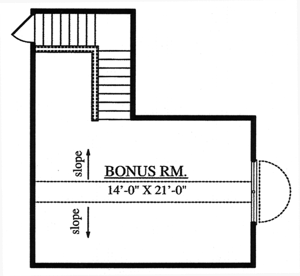 Home Plan - Ranch Floor Plan - Upper Floor Plan #42-599