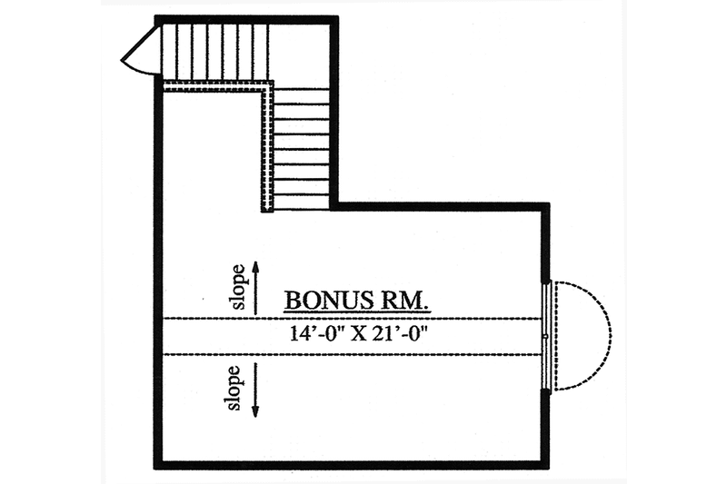 Dream House Plan - Floor Plan - Upper Floor for Ranch House Plan #42-599 - 4 bed, 2 bath