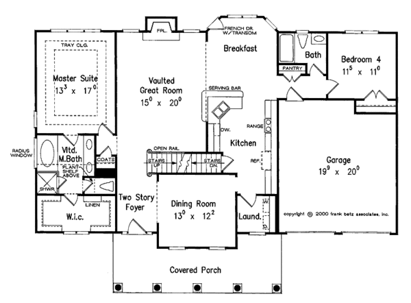 Dream House Plan - Country Floor Plan - Main Floor Plan #927-817