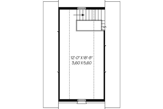 Floor Plan - Upper Floor House Plan #23-2473, 0 bath